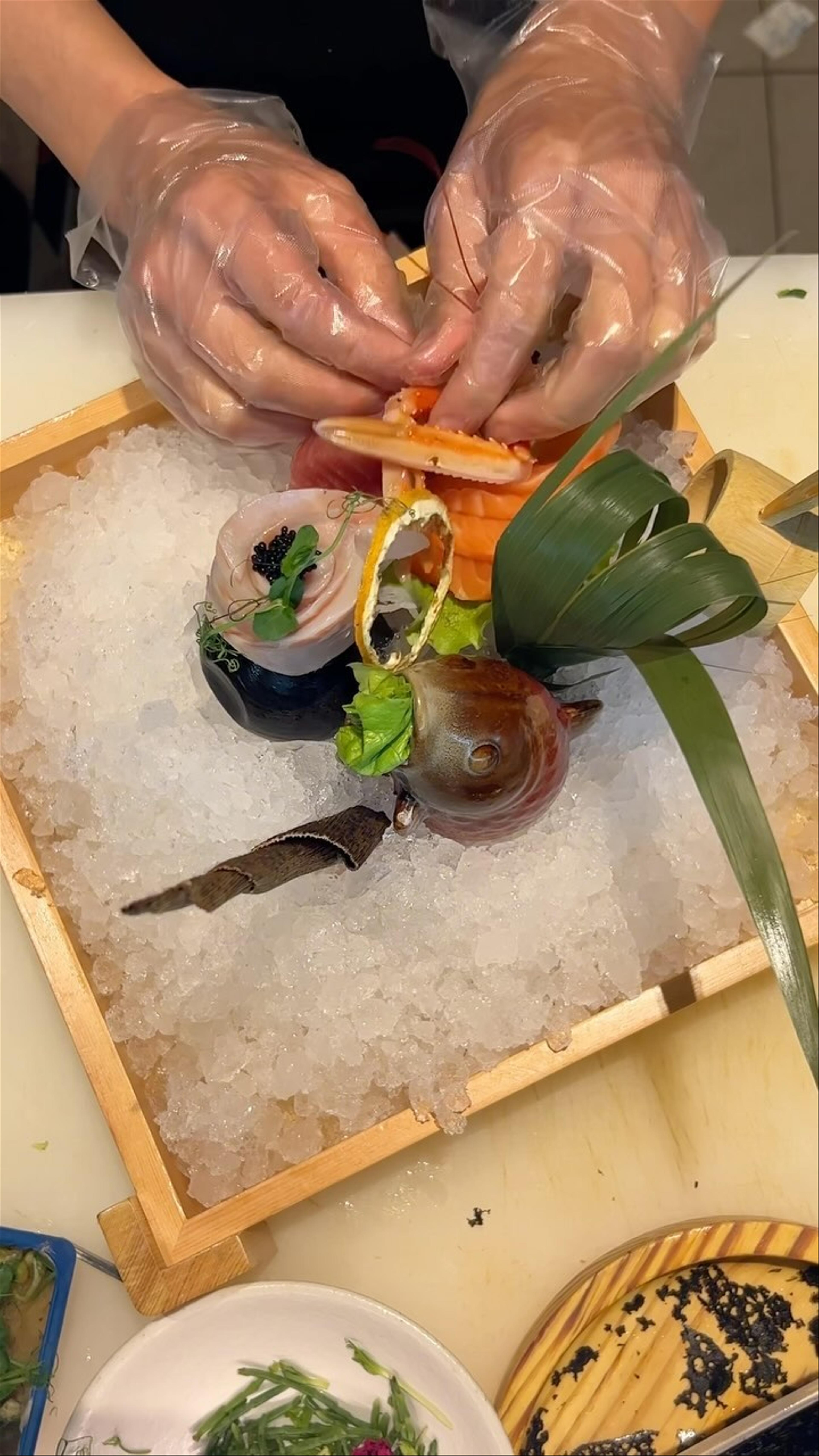 Una sushi Instagram post